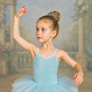 Handmade Balletcore Scrunchie Cotton Wool Blend Textured Ruffle 6" Knit Hair Tie